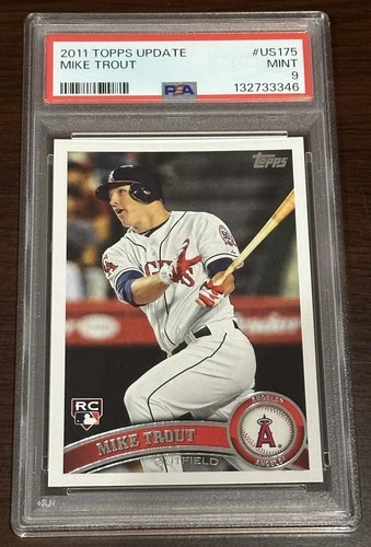 2011 Topps Update Mike Trout Iconic Rookie Card #US175 PSA 9 Mint