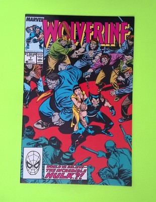 Wolverine #7 Vol. 2 1989 Marvel Comics 1st App Higher Grade Comic Book RY57-268