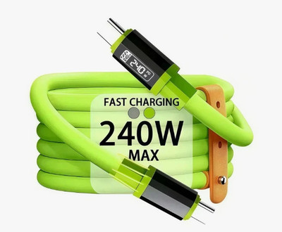 240W PD Type C to C Super Fast Charging Cable USB C Cord MacBook S25