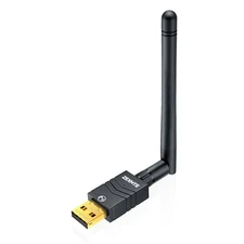 USB Bluetooth 5.4 Adapter High Gain Antenna, Plug &Play for Windows 11/10/8.1/7