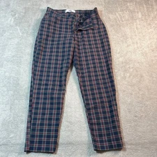 Hollister Plaid Pants Men's Large Ultra High-Rise Advanced Stretch Career Retro