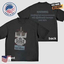 NEW!! Machine Gun Kelly MGK Lost Americana Smoking Kills T-Shirt