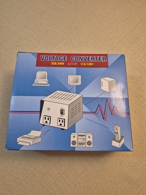 New Simran Model SM-100DE 100W VA UP/DOWN Voltage Converter 110V 220V
