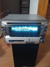 KENWOOD DPX-07MD 2DIN CD MD Car Audio main unit only CD,MD not working as JUNK