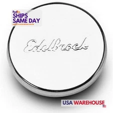 Edelbrock 4415, One Chrome Steel Chrome Oil Fill Hole Plug Performance Parts
