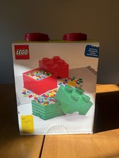 LEGO Storage Brick 4 Knobs, 2-Pack, Collectible
