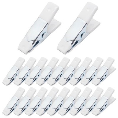 2 Inch Spring Clamps, Heavy Duty Metal Strong Clips Clamps 20pcs, White
