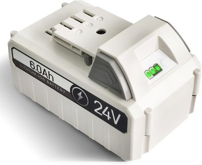1 Pack 6.0Ah 24V Battery for Snow Joe + Sun Joe iON+ 24V 24VBAT-LTX 24VBAT-LTW