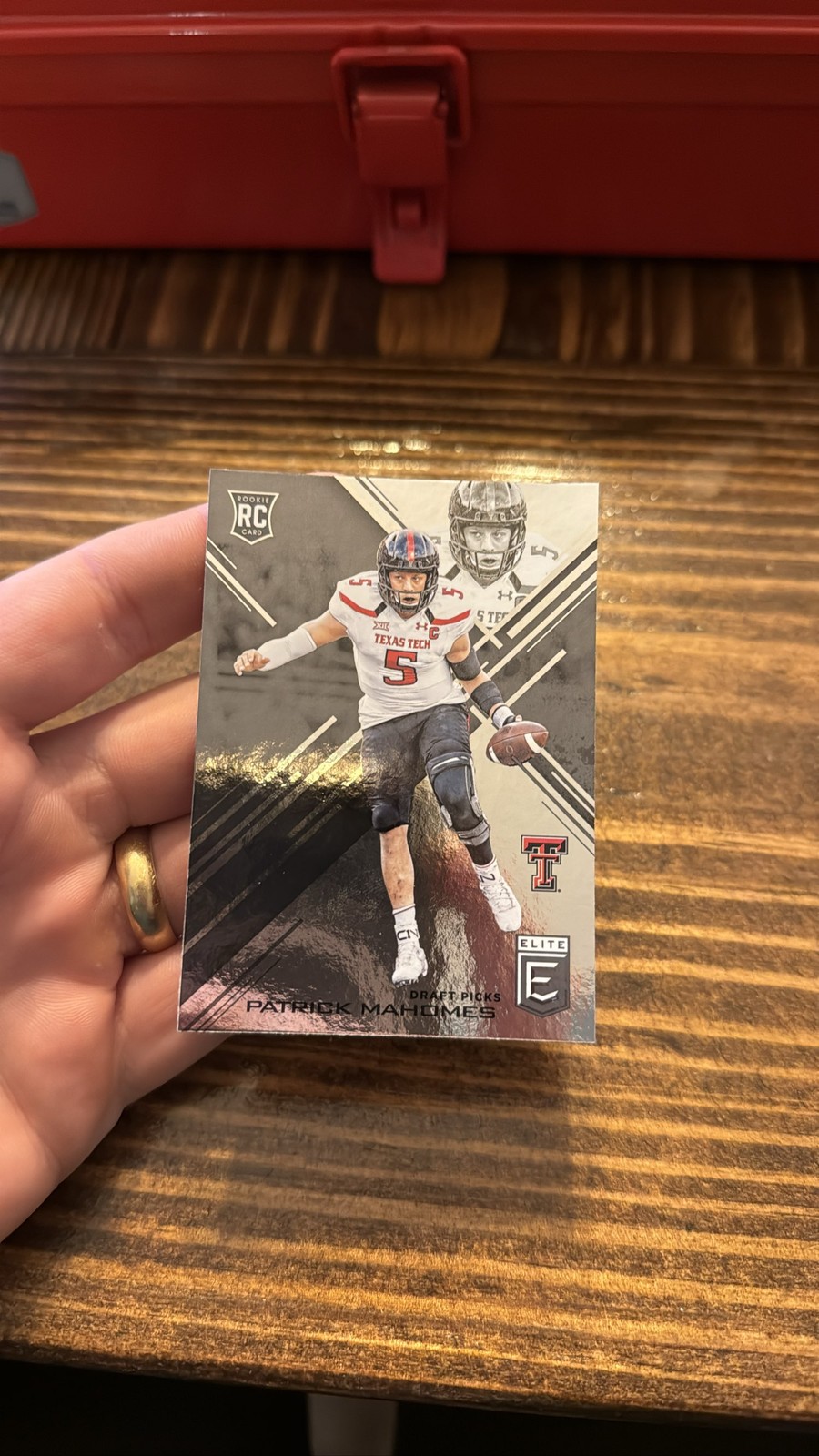 2017 Panini Elite Draft Picks Mahomes RC #145 Texas Tech
