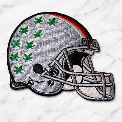 OHIO STATE BUCKEYES NCAA EMBROIDERED IRON ON PATCH 3.25'' X 2.75'' FREE SHIPPING