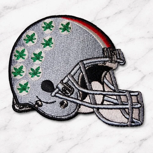 OHIO STATE BUCKEYES NCAA EMBROIDERED IRON ON PATCH 3.25" X 2.75" FREE SHIPPING - product listing photo