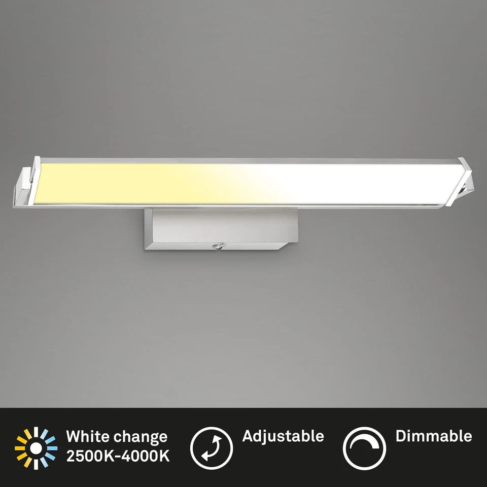 Briloner Wandleuchte LED 15W CCT Wandlampe Dimmbar Touchdimmer Nickel-Matt - Bild 1 von 4