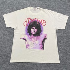Vintage 1990 The-Doors Jim-Morrison Shirt Large 22x28 Winterland