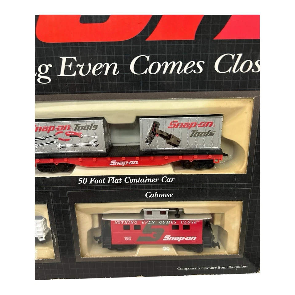 Snap-On Tools 1997 HO Scale Electric Intimidator Train Set No. 8887 36” New - Image 4 of 4