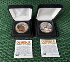 .999 Fine Silver 1 Oz CAL RIPKEN JR. Colorized US Silver Eagle Dollar Lot Of 2