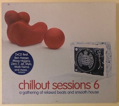 MINISTRY OF SOUND CHILLOUT SESSIONS 6 [2 CD SET] ZERO 7, SIA, MYLO, CUT COPY,vg