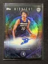2025-26 Topps Midnight Joan Beringer Midnight Sun RC Rookie Auto Timberwolves