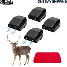 4 PCS Deer Whistles for Car, Automotive Deer Warning Whistle Devices, Animal War