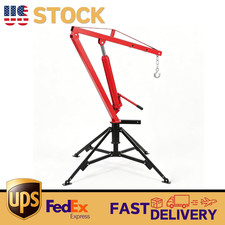 Hydraulic Pickup Truck Crane1000 Lbs Hitch Mounted Crane W 360 Swivel Red Hydraulic Pickup Truck Crane1000 Lbs Hitch Mounted Crane W 360 Swivel Red