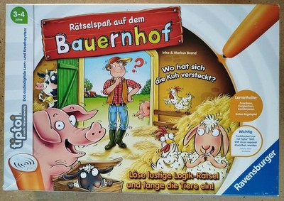 Spiel - tiptoi - Rätselspaß auf dem Bauernhof - Wo hat sich die Kuh versteckt?