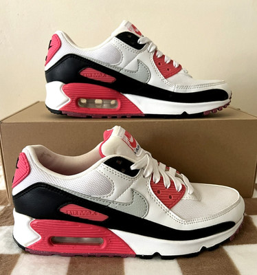 Nike Air Max 90 Sneakers Light Silver/Aster Pink DH8010 105 Women s Sz 6.5 BNIB