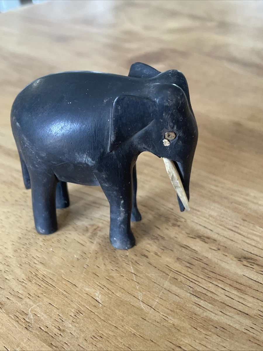 雕刻黑檀木大象| eBay