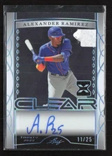 2022 Leaf Trinity #CA-CP1 Alexander Ramirez Clear Auto Autographs #/25 (JB)