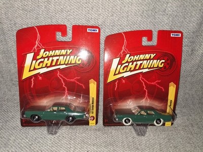 JOHNNY LIGHTNING  - WHITE LIGHTNING - 1977 Dodge Monaco green - CHASE CAR - HTF