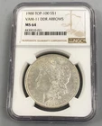 1900 P Top-100 US Morgan silver $1 VAM-11 DDR Arrows NGC MS64 L24953