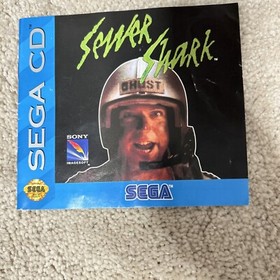 Sewer Shark Sega CD Manual Only, Authentic 