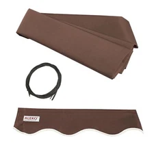 ALEKO Awning Fabric Replacement for 8X6.5 feet Retractable Awning, Brown color