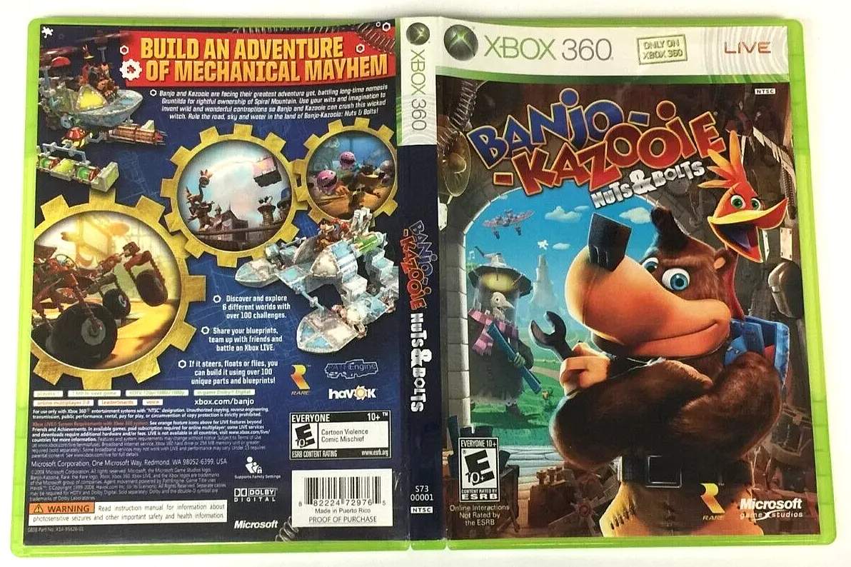  Banjo-Kazooie: Nuts & Bolts - Xbox 360 : Video Games