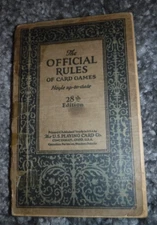 U S PLAYING CARD CO 28TH ED THE OFFICIAL RULES OF CARD GAMES HOYLE UP-TO-DATE