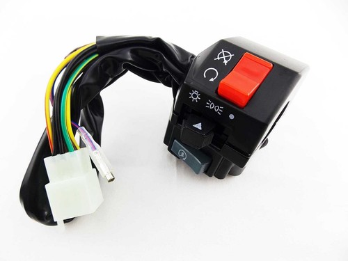 YAMAHA TZR250 ESTILO MANILLAR INTERRUPTOR BLOQUE CONJUNTO ARRANQUE FARO INDICADOR BOCINA - Imagen 3 de 5