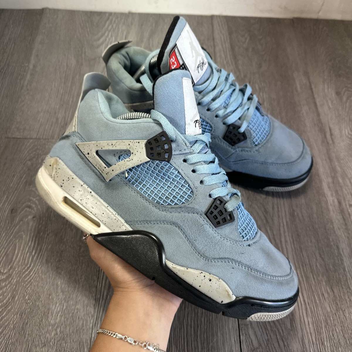 AIR JORDAN 4 IV RETRO FLIGHT UNIVERSITY MID SHOES 308497-998 AIR JORDAN 4 IV RETRO FLIGHT UNIVERSITY MID SHOES 308497-998