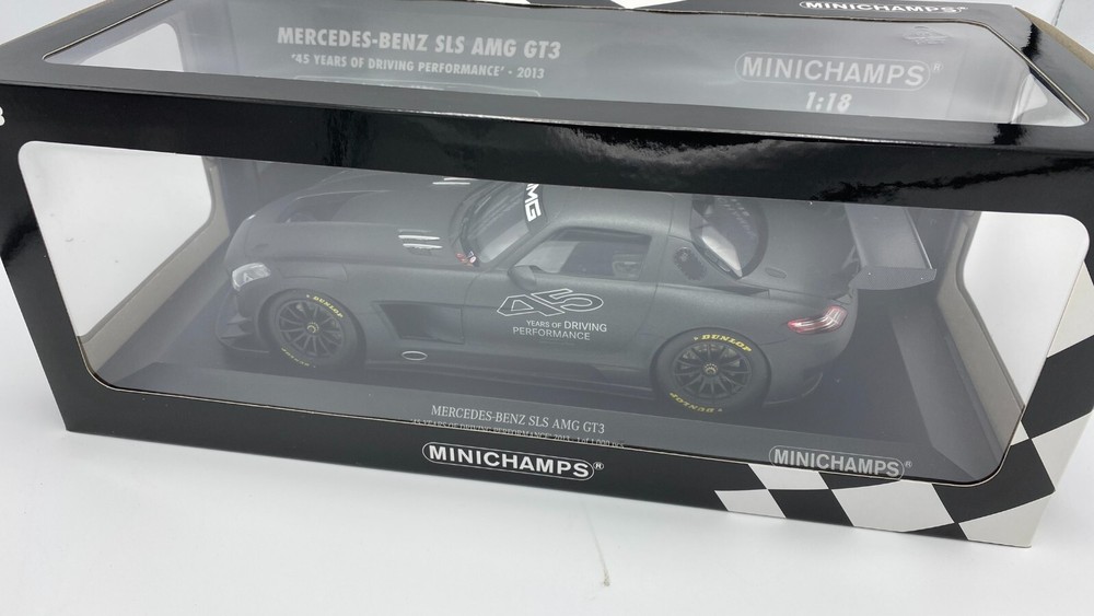 Mercedes-Benz SLS AMG GT3, 2013,  Diecast Model,  1:18 Scale,  Black- 151133100