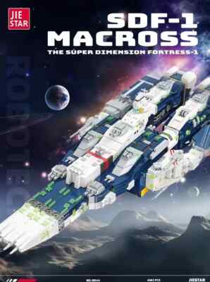JIE STAR 58144 SDF-1 Macross The Super Dimension Fortress-1 Building Block 4682p