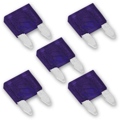 5X 3 AMP ATM Mini Blade Small Style Car Fuse 12V/24V/32V 3AMP/3A LOT