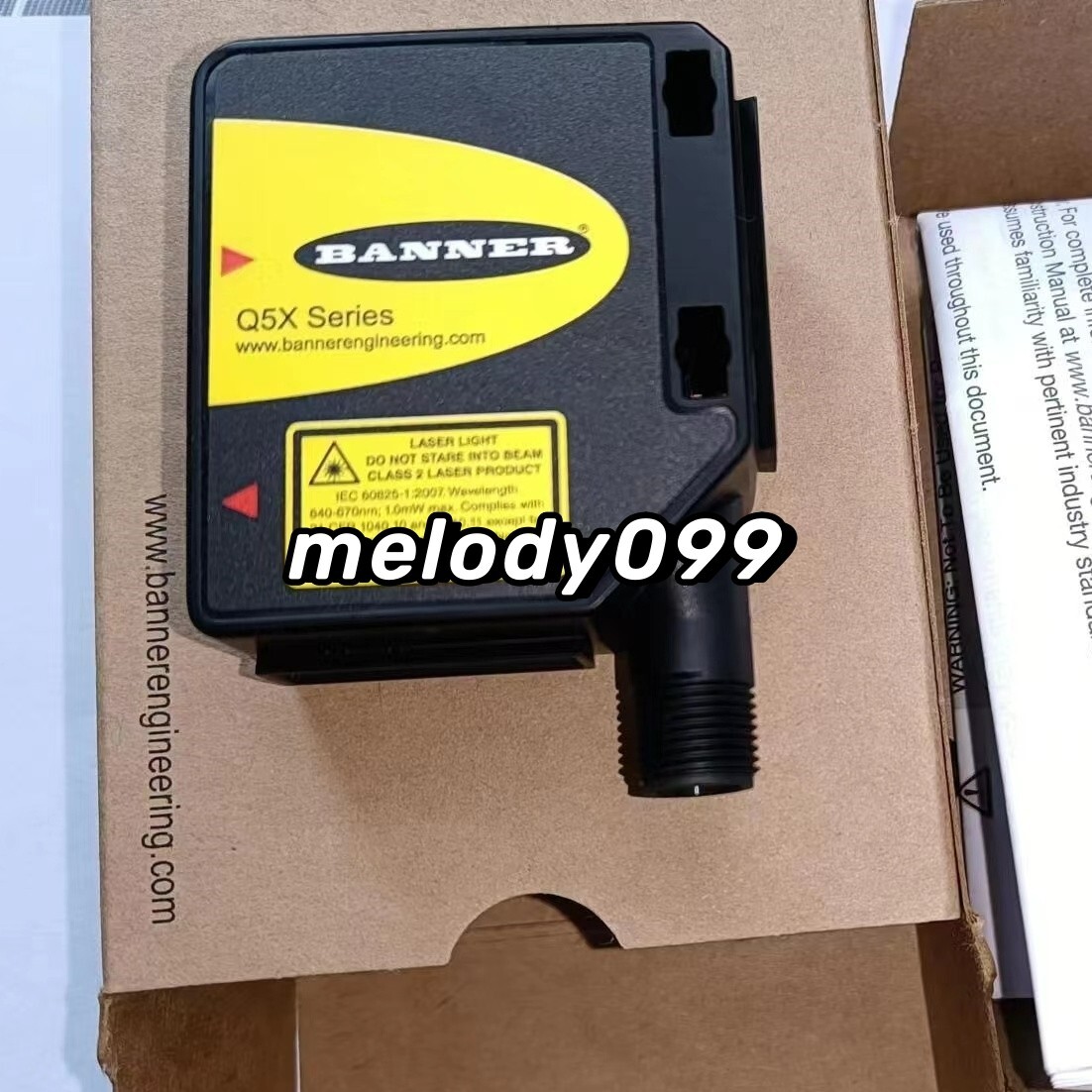 Banner Engineering Q5XKLAF2000Q8 803693 Through Beam Optical Fast