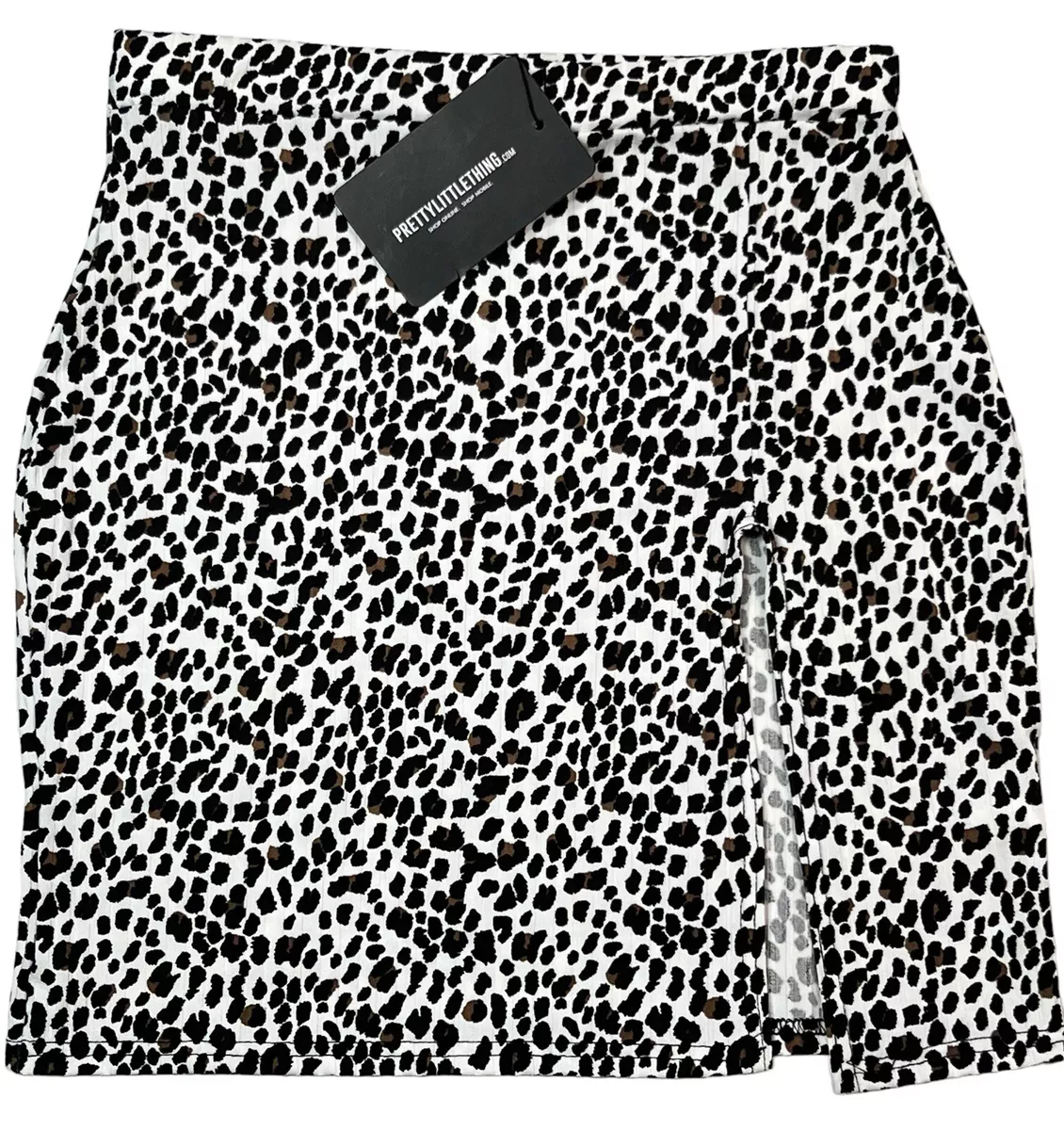 Pretty little thing leopard print clearance skirt