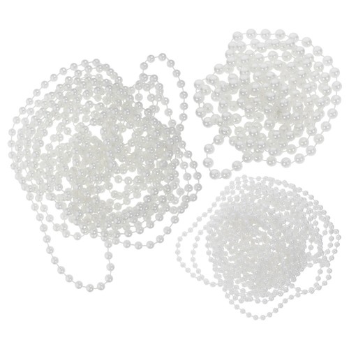 15 pcs Imitation Pearl Bead Chains Bulk Jewelry Chain Link for Jewelry Making - 第 5/12 張圖片