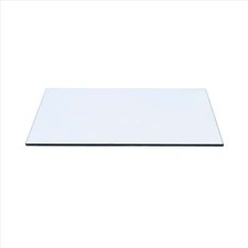 16" x 48" Rectangle Tempered Glass Table Top 3/8" Thick Flat Polish Edge and