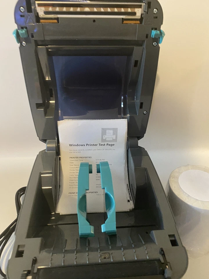 Zebra ZP505 Thermal Label Printer Serial/Parallel With Labels & Cables VERY GOOD - Image 2 of 4