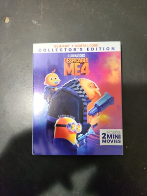 Despicable Me 4 (Blu-ray) BRAND NEW SEALED WITH SLIPCOVER.