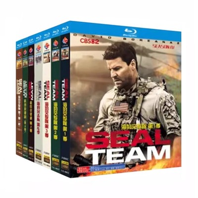 SEAL Team Season 1-7 BD Movie TV Film 19-Disc All Region New Box Set