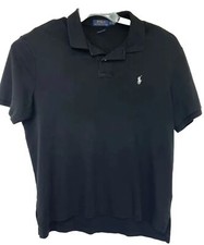 Polo Ralph Lauren Men’s XL Black Pima Cotton Golf Polo Shirt (G36) EUC