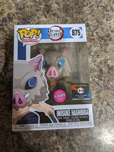 Funko Pop! Demon Slayer Inosuke Hashibira (Flocked) #875 Chalice *IN HAND*