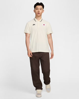 Nike SB Japan Dri-FIT ADV Short-Sleeve Polo Coconut Milk/Black