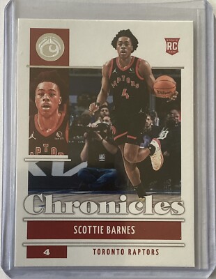 2021-22 Panini Chronicles #47 Scottie Barnes RC - Beckett Value 4,00/10,00