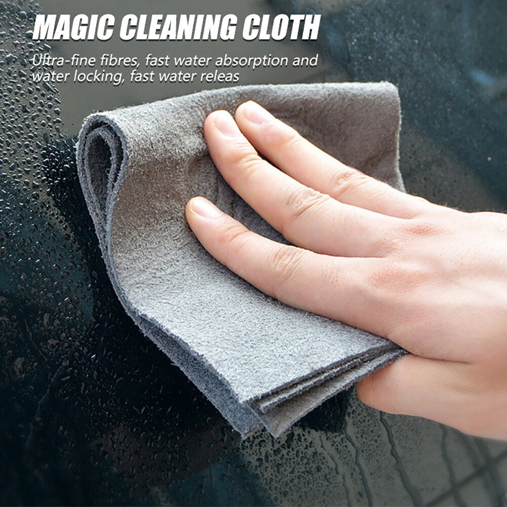 Window Glass Cleaning Cloth No Trace Microfiber Absorbent Washing Rags